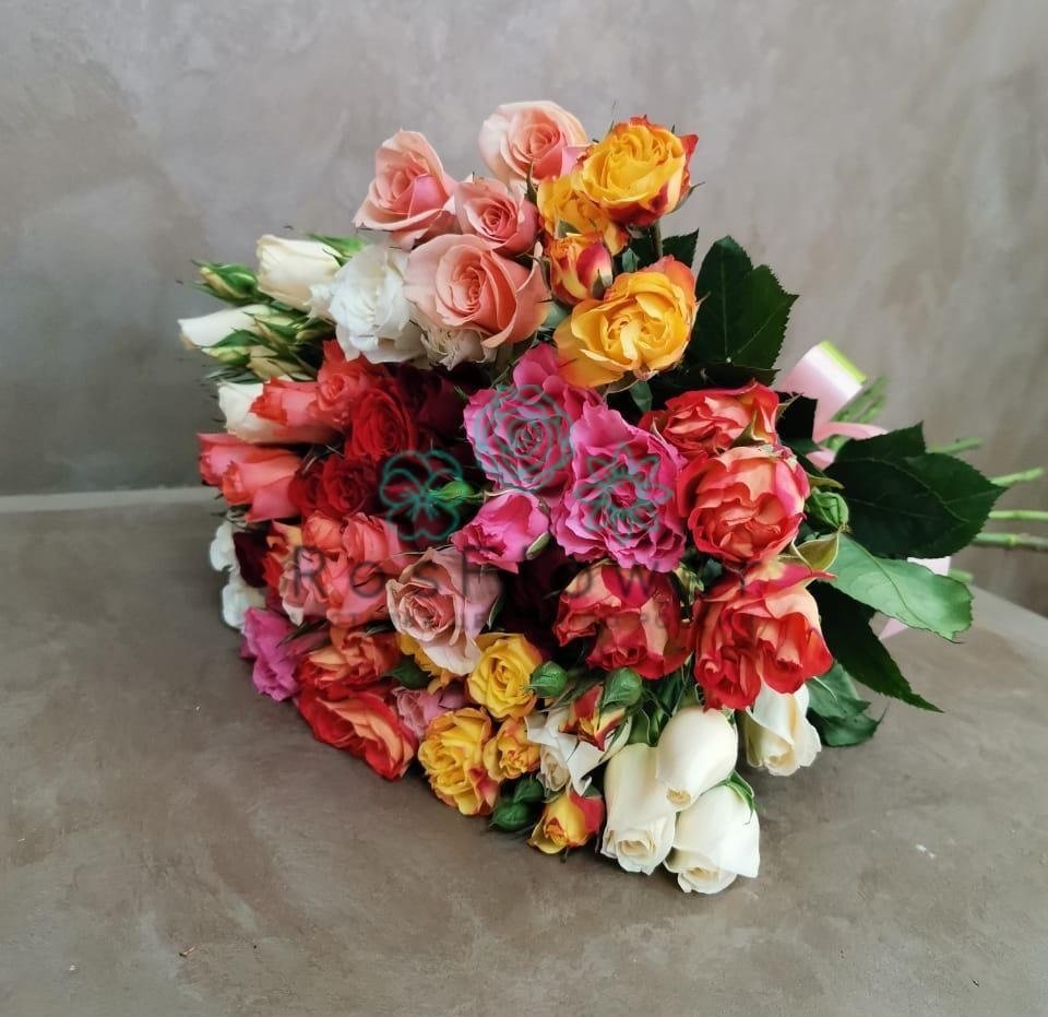 Букет цветов из: Розы в Рыбхоз