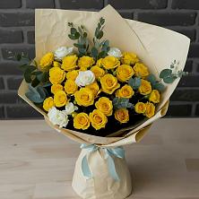 Букет цветов из:  Розы в Рыбхоз