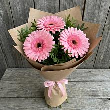 Букет цветов из:  Герберы в Рыбхоз