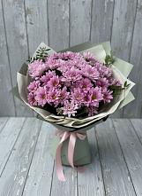 Букет цветов из:  Хризантемы в Рыбхоз