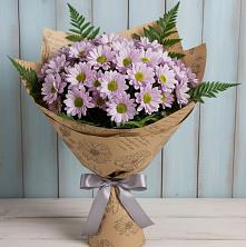 Букет цветов из:  Хризантемы в Рыбхоз