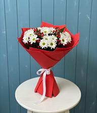 Букет цветов из:  Хризантемы в Рыбхоз