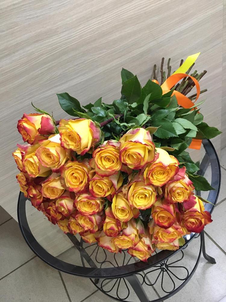 Букет Желтые розы в Рыбхоз