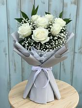Букет цветов из:  Розы в Рыбхоз