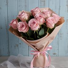 Букет цветов из:  Розы в Рыбхоз