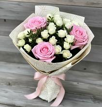 Букет цветов из:  Розы в Рыбхоз