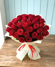 Букет 29 Красных роз в Рыбхоз