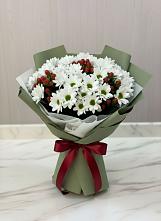Букет цветов из:  Хризантемы в Рыбхоз