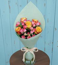 Букет цветов из:  Розы в Рыбхоз